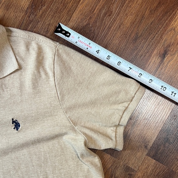 U.S. Polo Assn. Beige Polo Shirt for Men - Picture 5 of 7